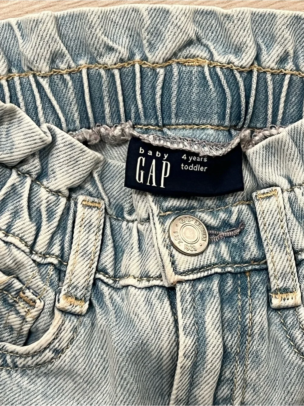 GAP Light Blue Jean Toddler Denim Pants